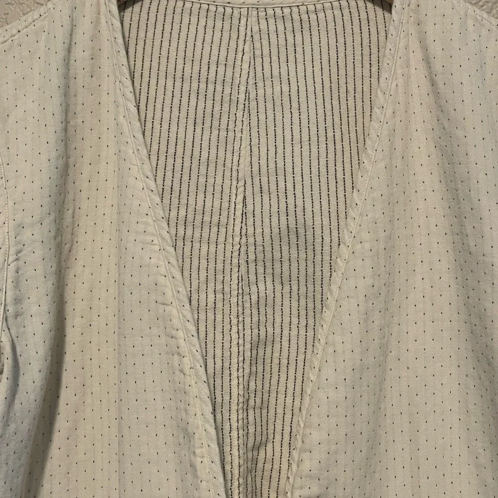 Women's Cream Coat Reversible - Picture 5 of 8